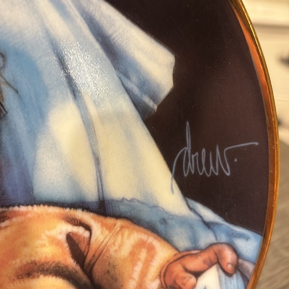 {Franklin Mint} Little Rascal Decorative Plate, "Dog Tired" Limited Edition - Picture 2 of 4